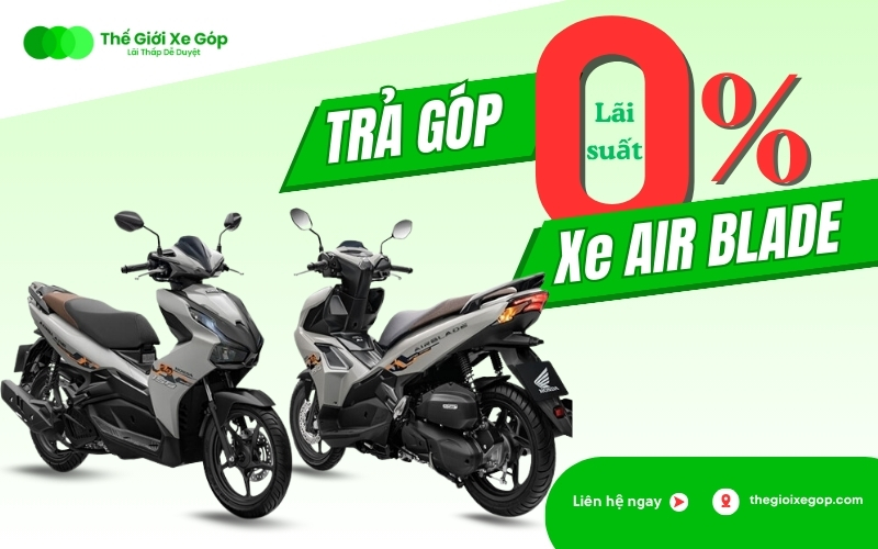mua xe Air Blade trả góp