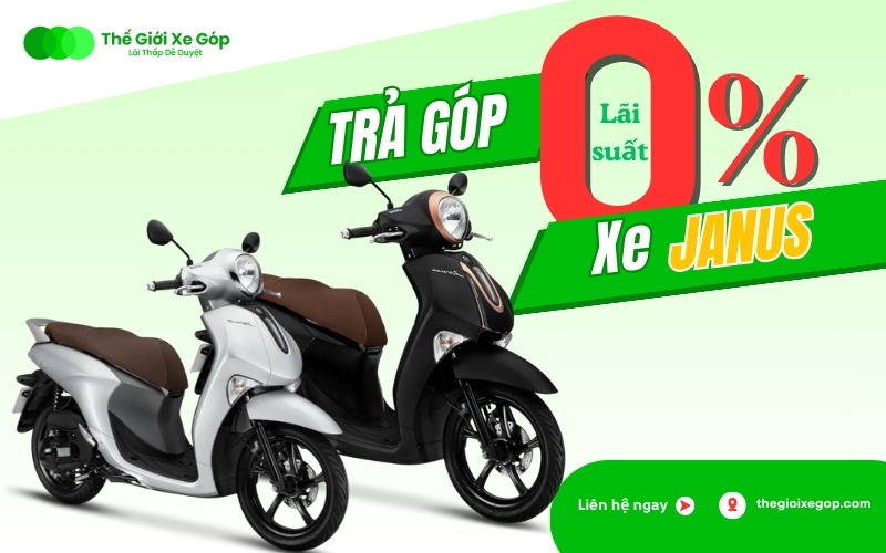 mua xe Janus trả góp