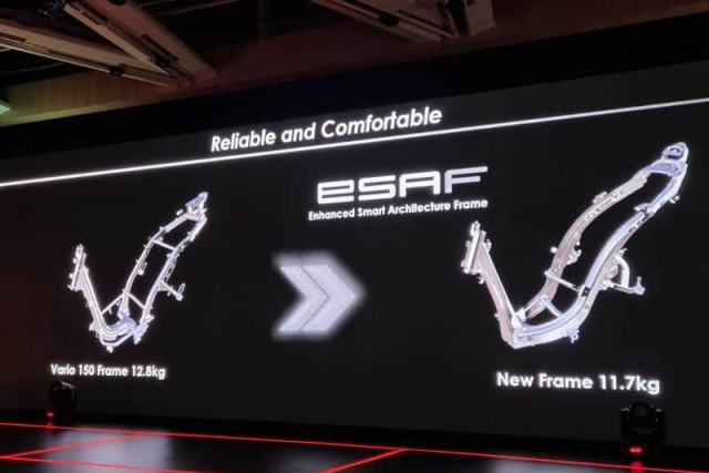 Khung sườn eSAF honda vario 125 2026