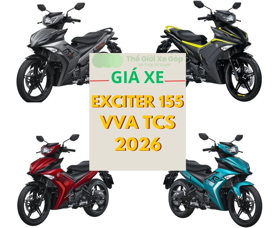 Bảng giá xe Yamaha Exciter 155 VVA TCS 2026 mới nhất