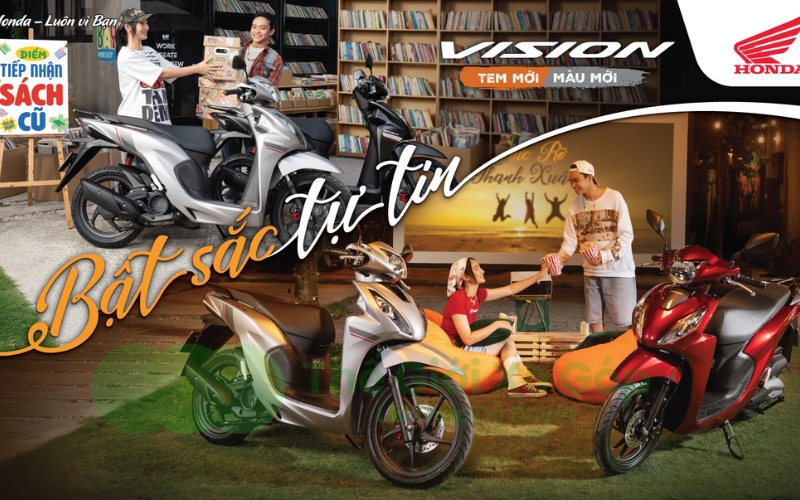 Giá xe máy Honda Vision mới nhất