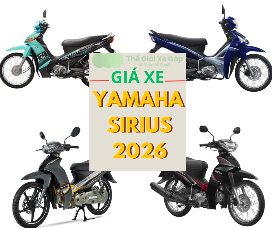 Bảng giá xe Yamaha Sirius 2026 mới nhất