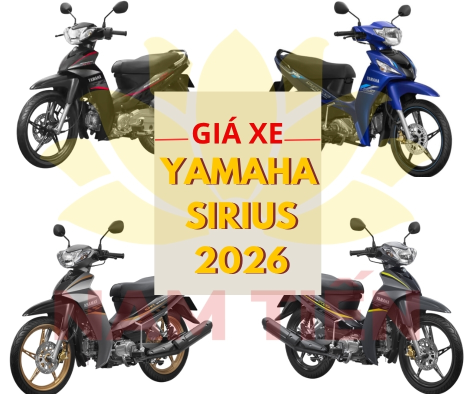 Bảng giá xe Yamaha Sirius 2026 mới nhất