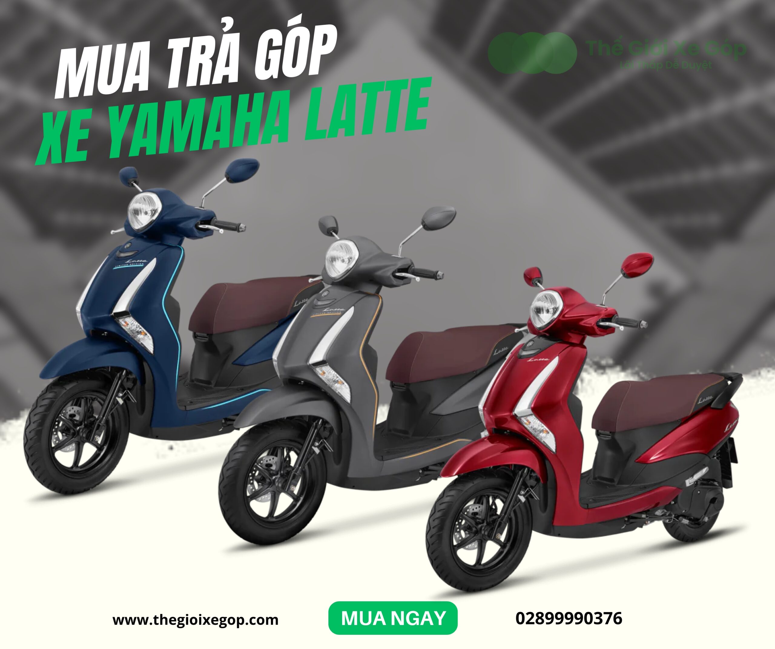 Mua trả góp xe Yamaha Latte lãi thấp tại TPHCM