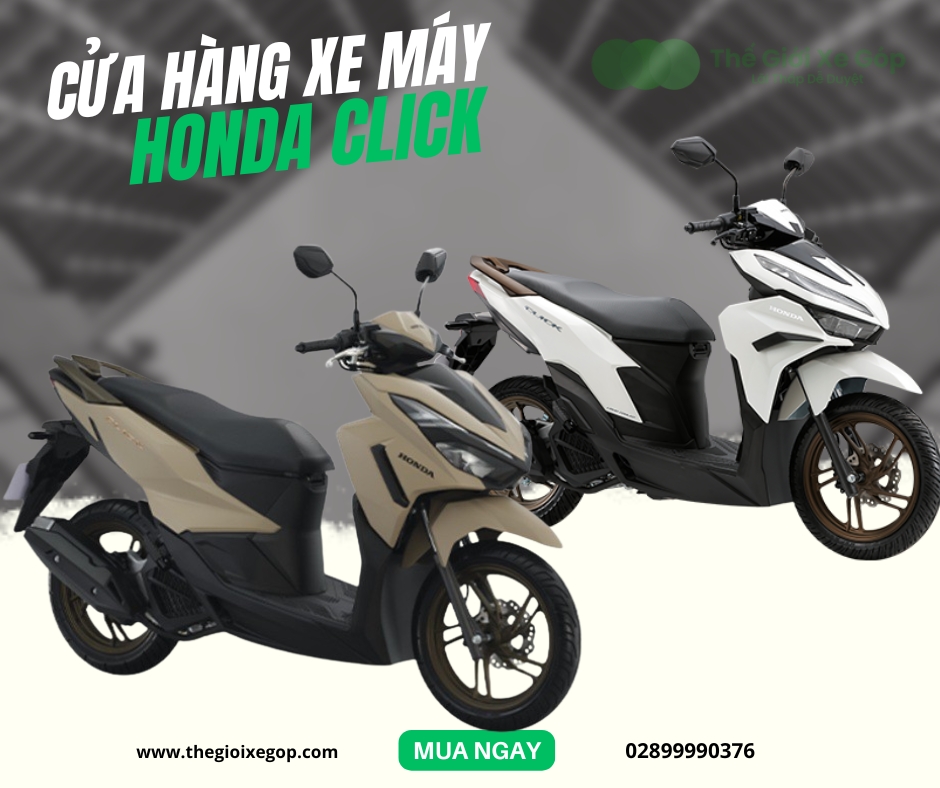 Cửa hàng xe máy Honda Click chính hãng giá rẻ