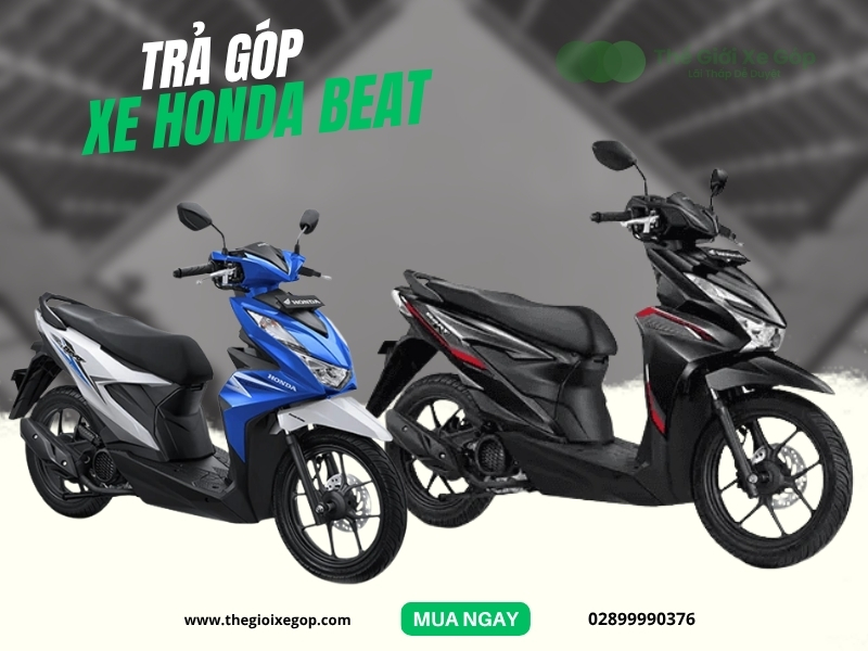 Trả góp xe Honda Beat lãi thấp