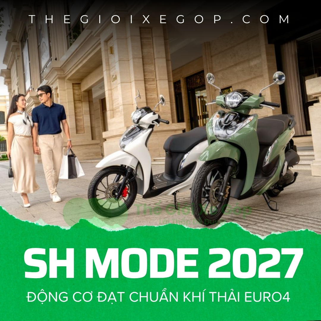 Honda SH Mode 2027 ra mắt: Động cơ đạt chuẩn EURO4
