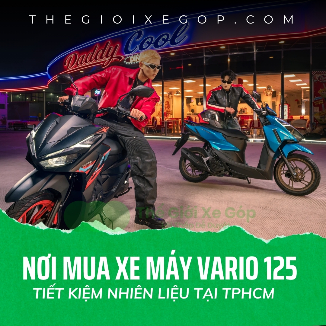Nơi mua xe máy Honda Vario 125 tiết kiệm nhiên liệu tại TPHCM